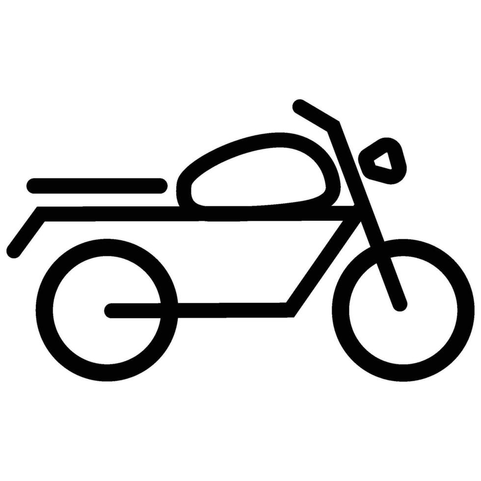 motorcycle icon vector