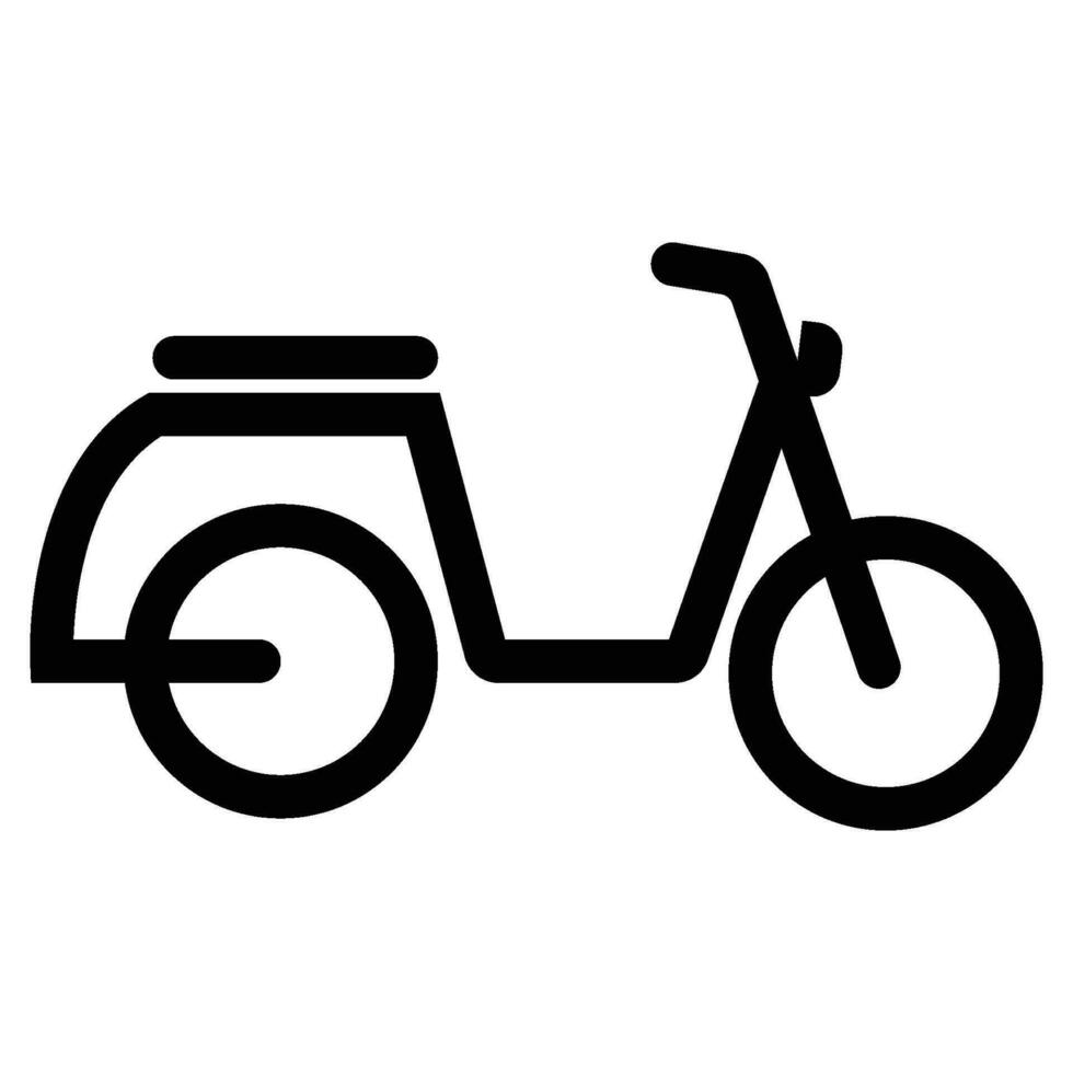 motorcycle icon vector