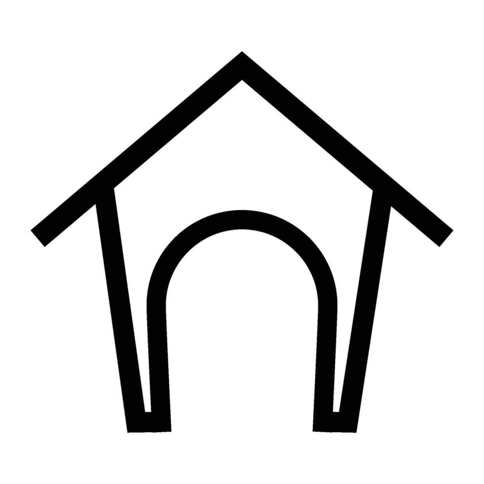 Doghouse, Dog Kennel icon vector