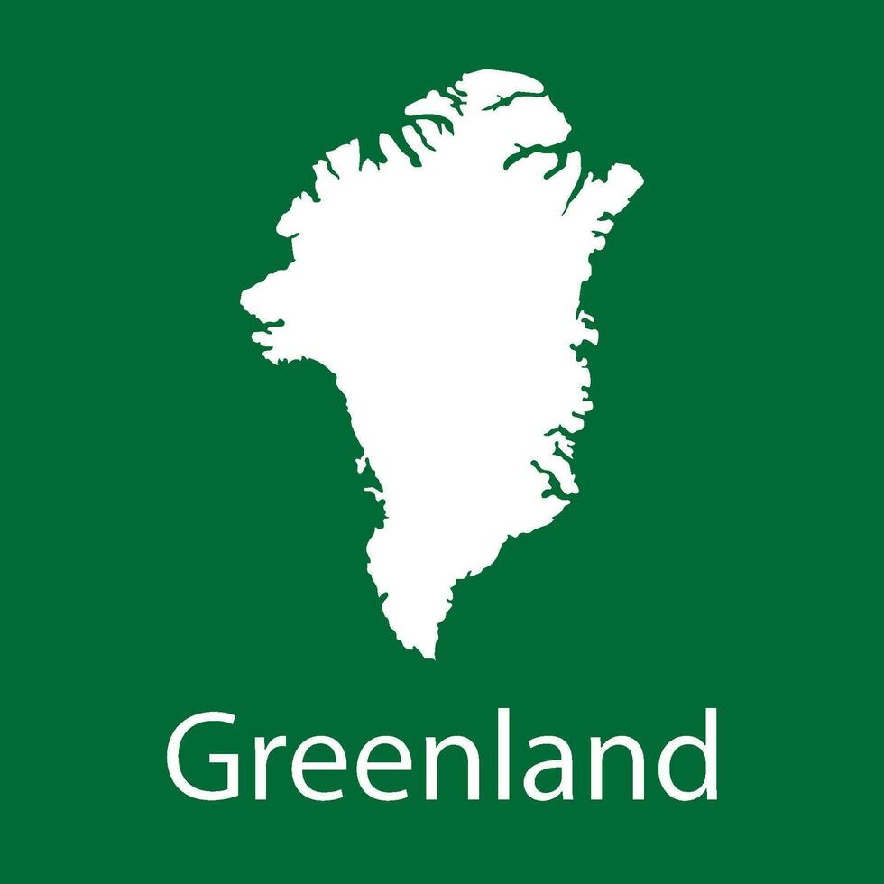 greenland map icon vector