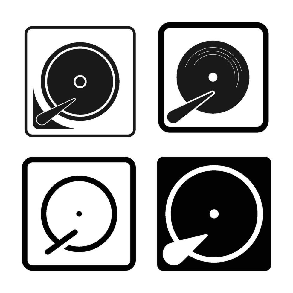 Hard Disk Drive, Hardware HDD Storage icon vector