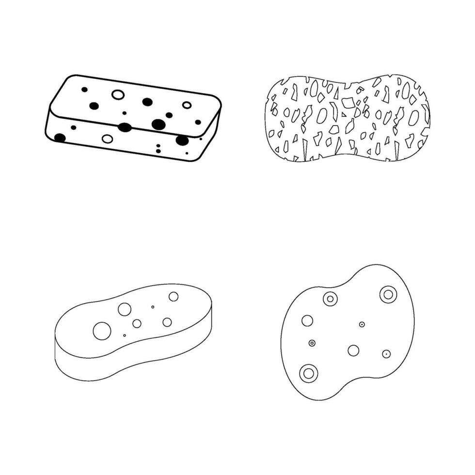 sponge icon vector