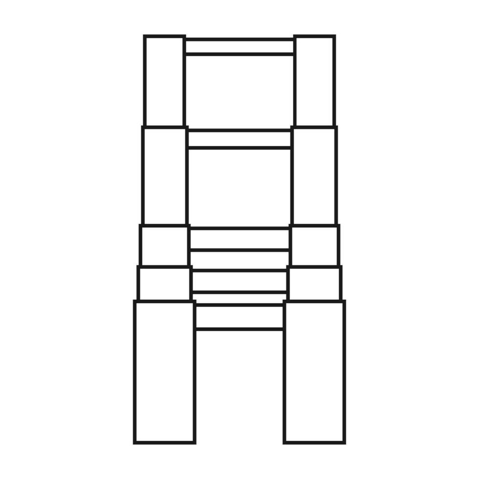 ladder icon vector