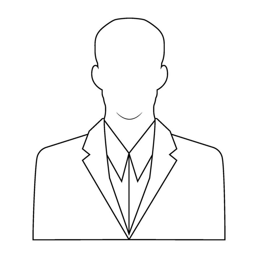 half body person icon vector