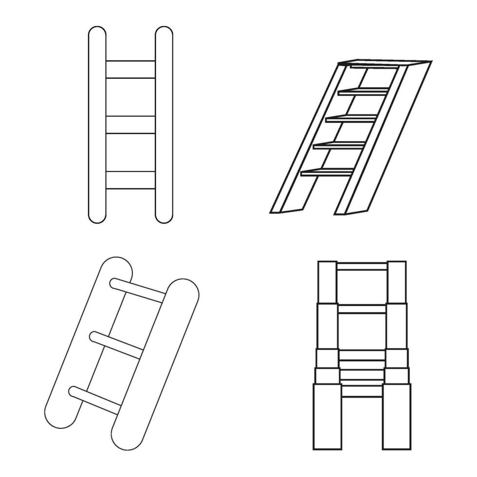 ladder icon vector