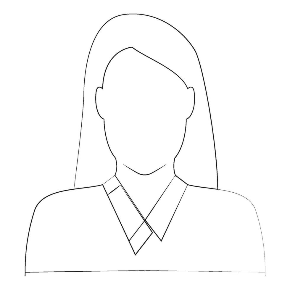 half body person icon vector