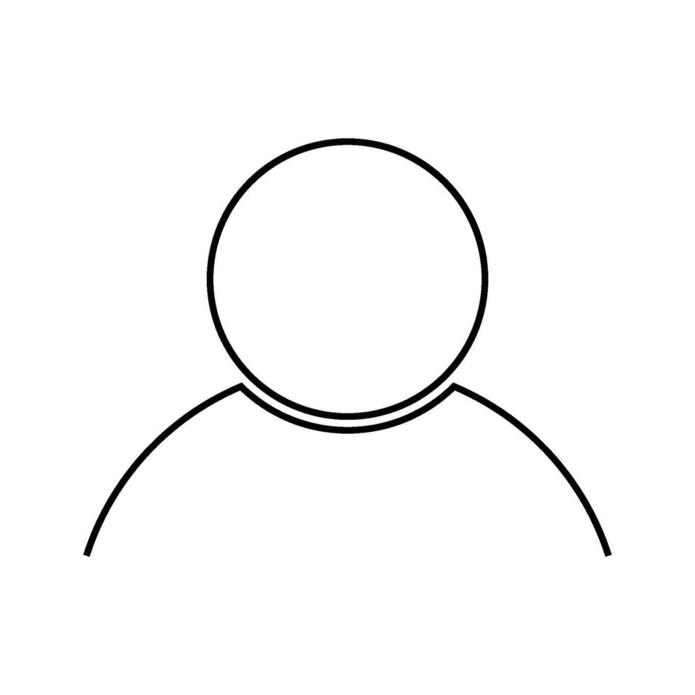 half body person icon vector