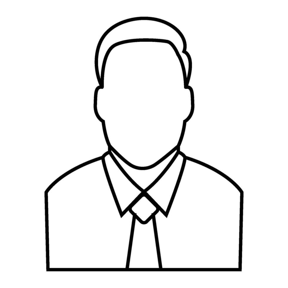 half body person icon vector