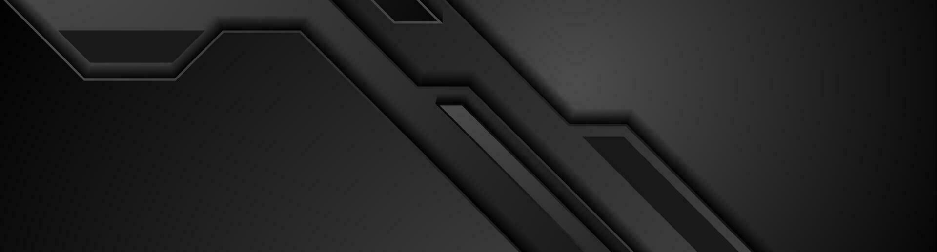 Black technology concept abstract background vector