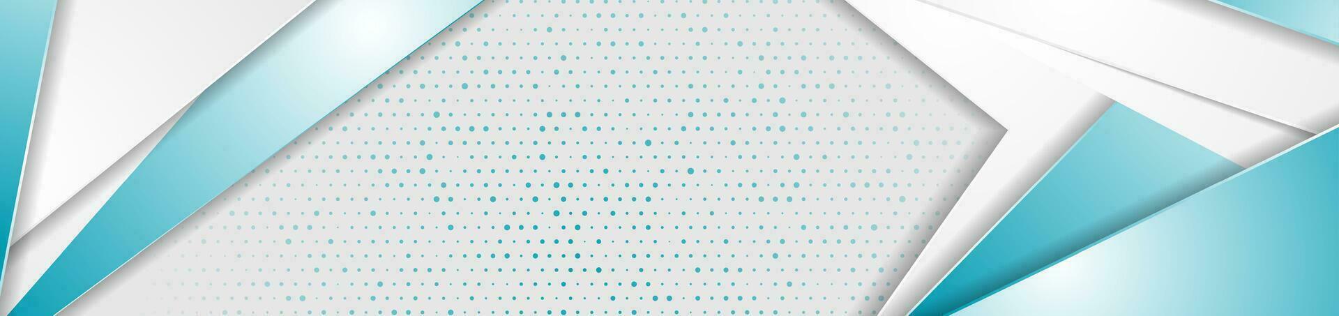 Blue and grey abstract corporate background with small dots vector