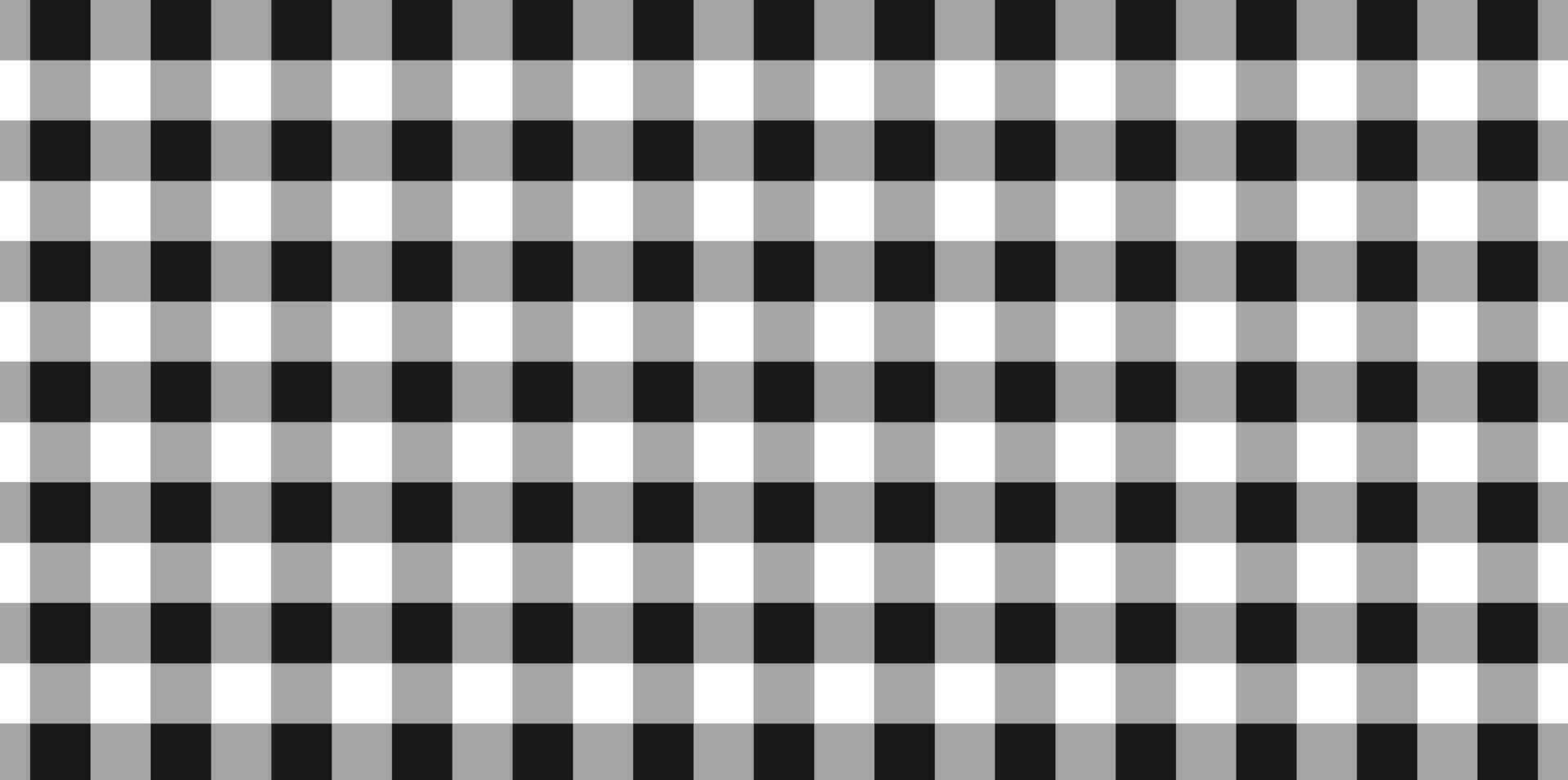 Grey, white and black gingham background pattern for web, print, textile, wallpaper, gift wrapping paper and other. vector