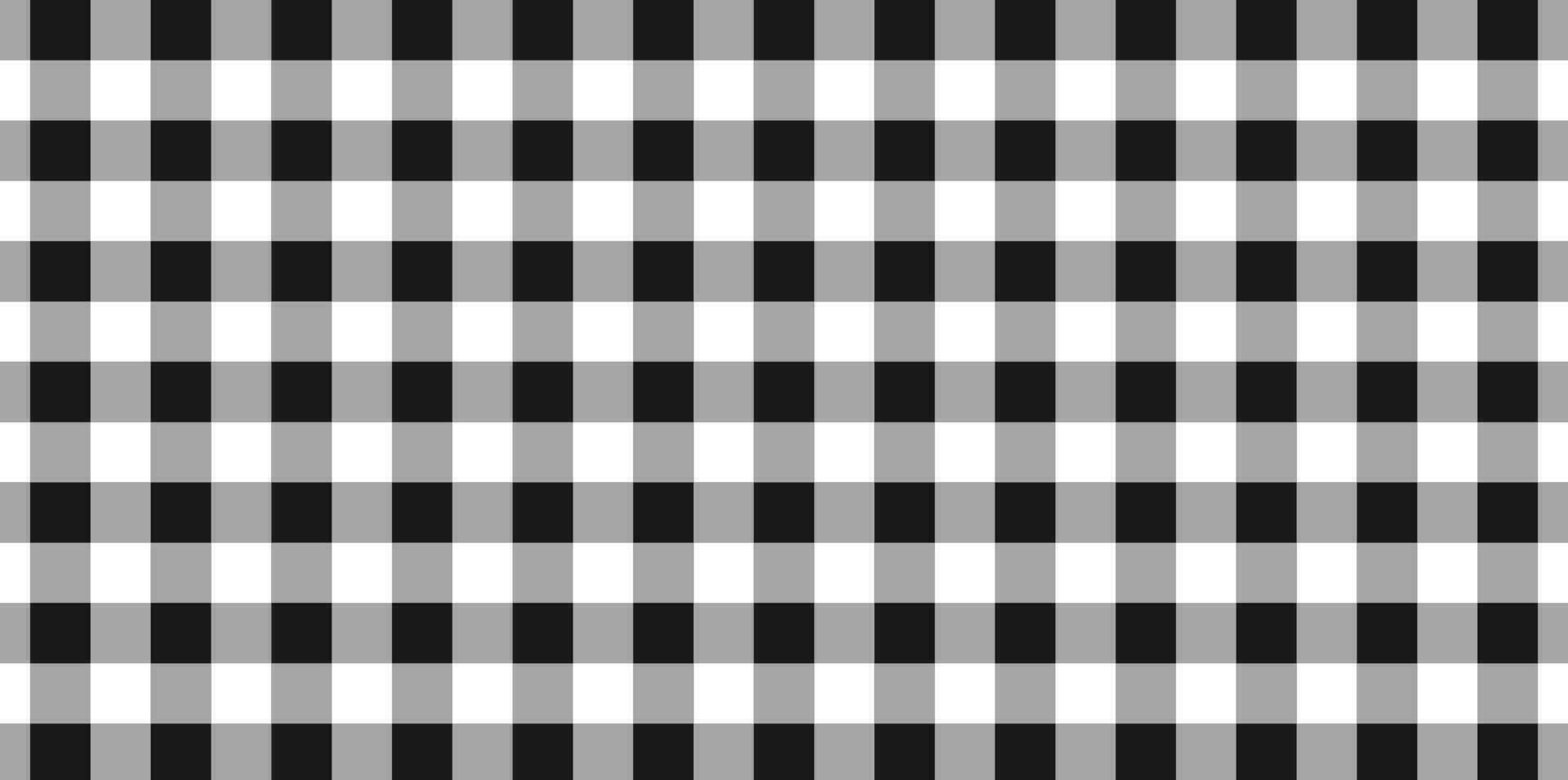 gris, blanco y negro guingán antecedentes modelo para web, imprimir, textil, fondo de pantalla, regalo envase papel y otro. vector