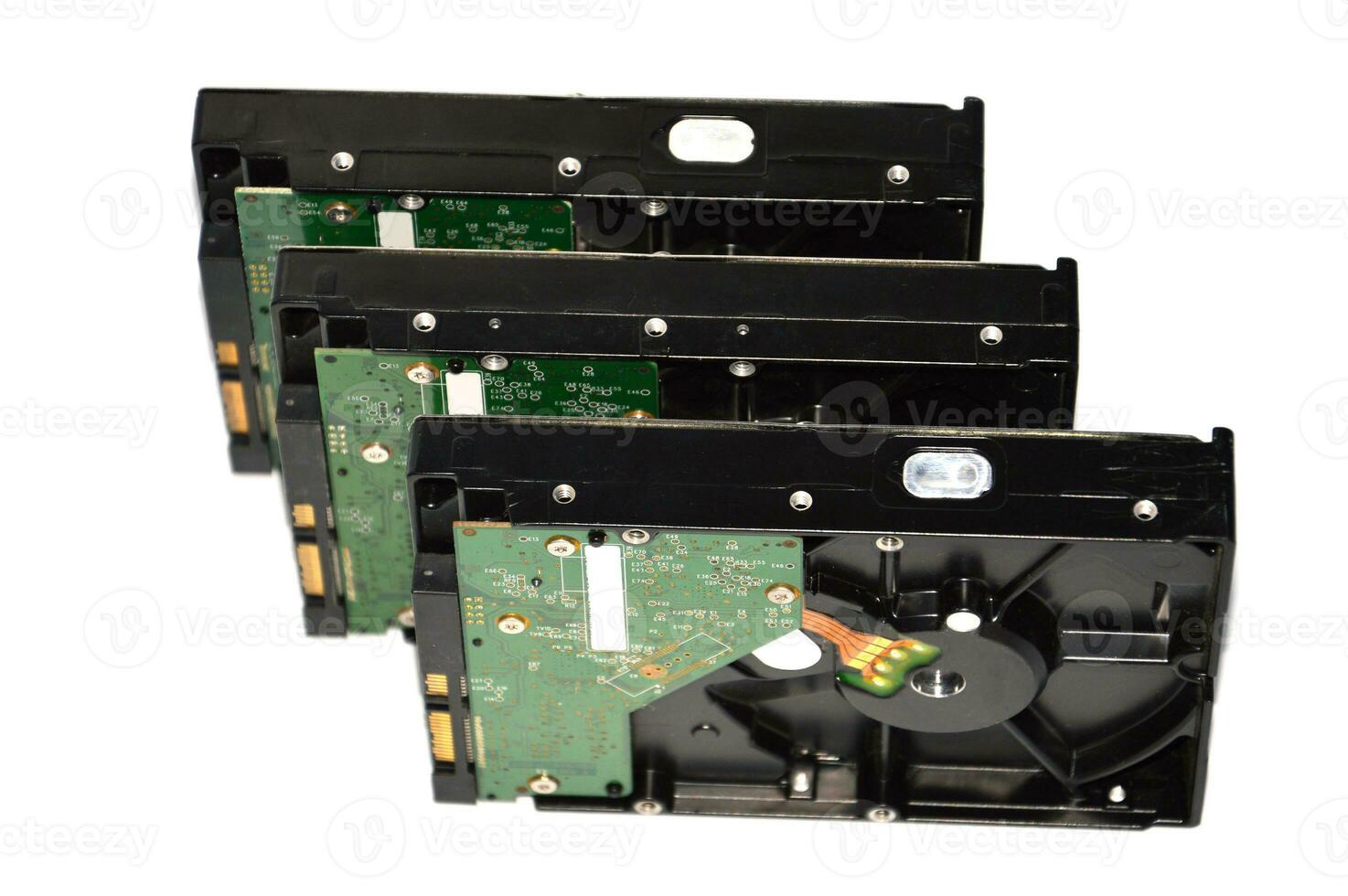 3.5 inch plattertype computer hard disk on a white background 27532907