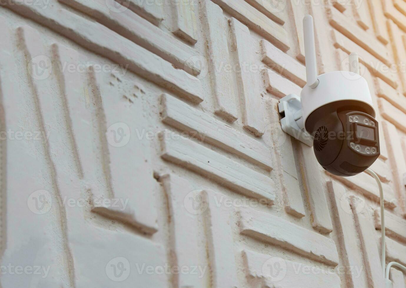 IP wifi wireless security camera supports Internet installation technology, security systems, smart home applications. photo