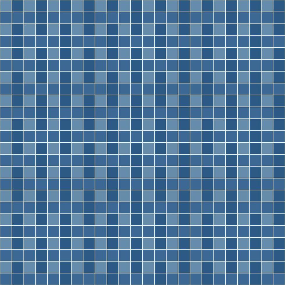 Navy blue tile background, Mosaic tile background, Tile background, Seamless pattern, Mosaic seamless pattern, Mosaic tiles texture or background. Bathroom wall tiles, swimming pool tiles. vector
