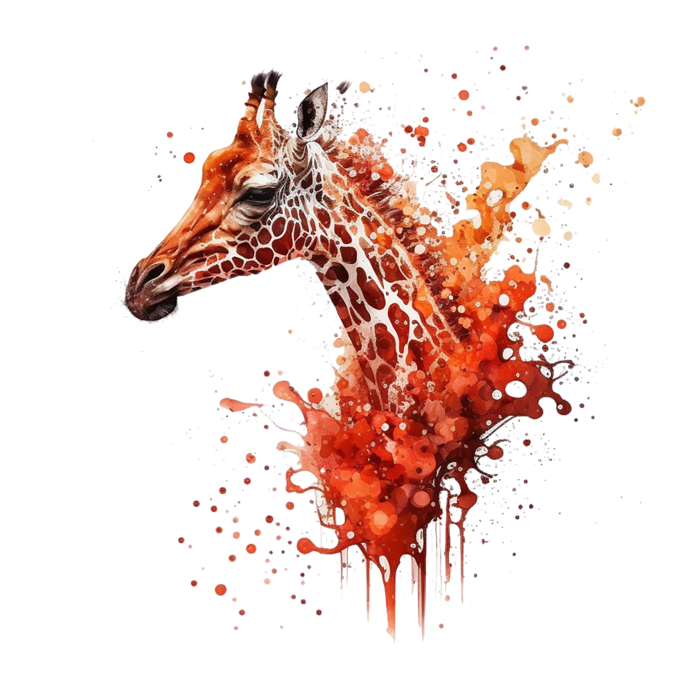 Free download png watercolor art background realistic photo, Ai Generative