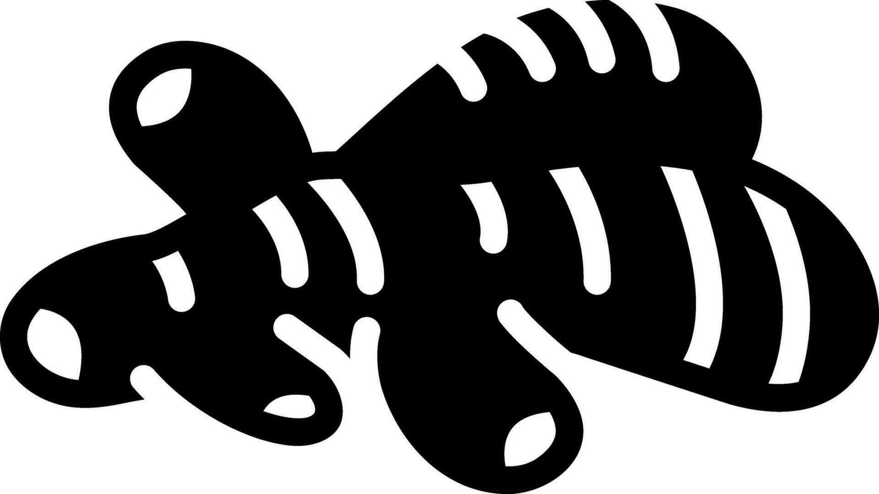 solid icon for ginger vector