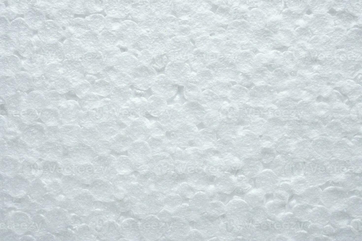 White polystyrene foam texture background photo