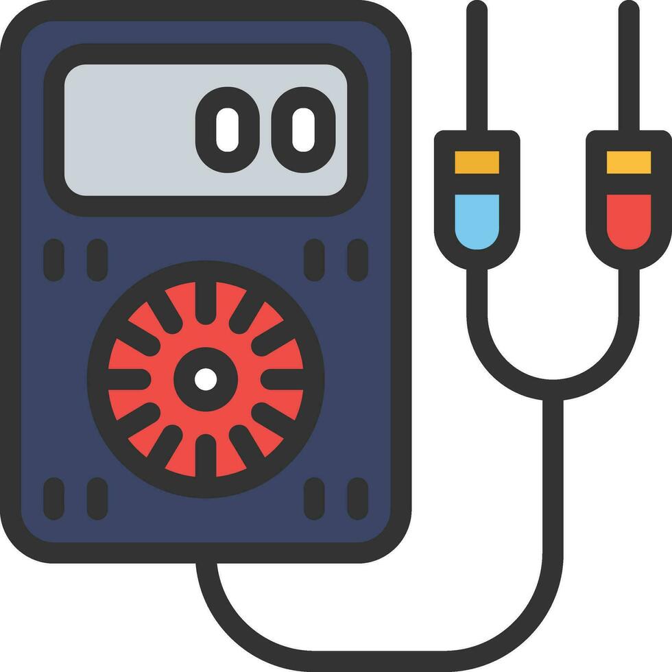 Nanometer Icon Image. vector