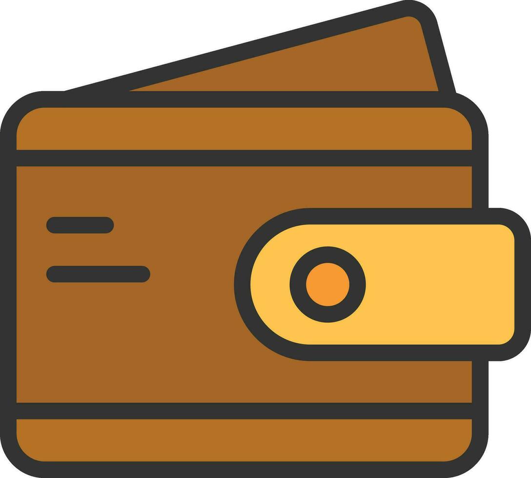 Wallet Icon Image. vector