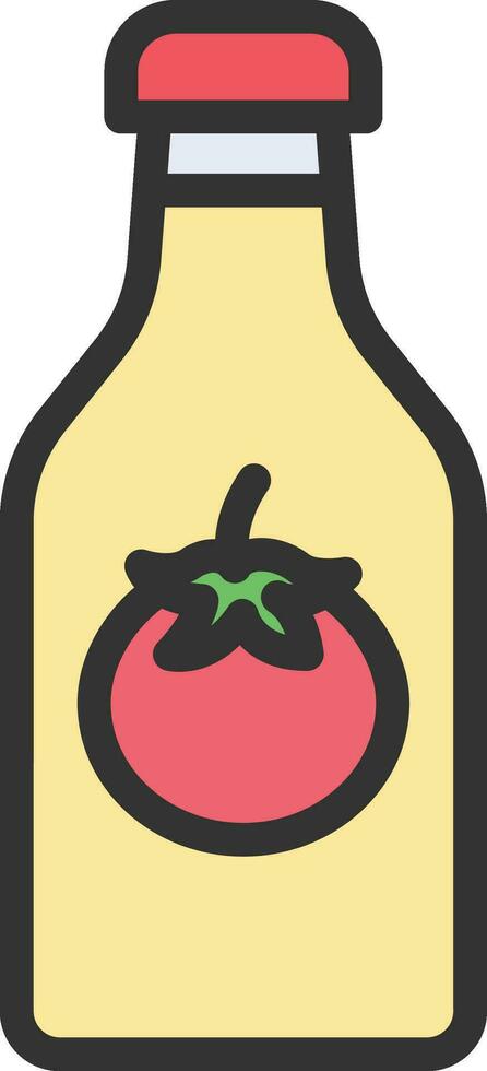Tomato Sauce Icon Image. vector