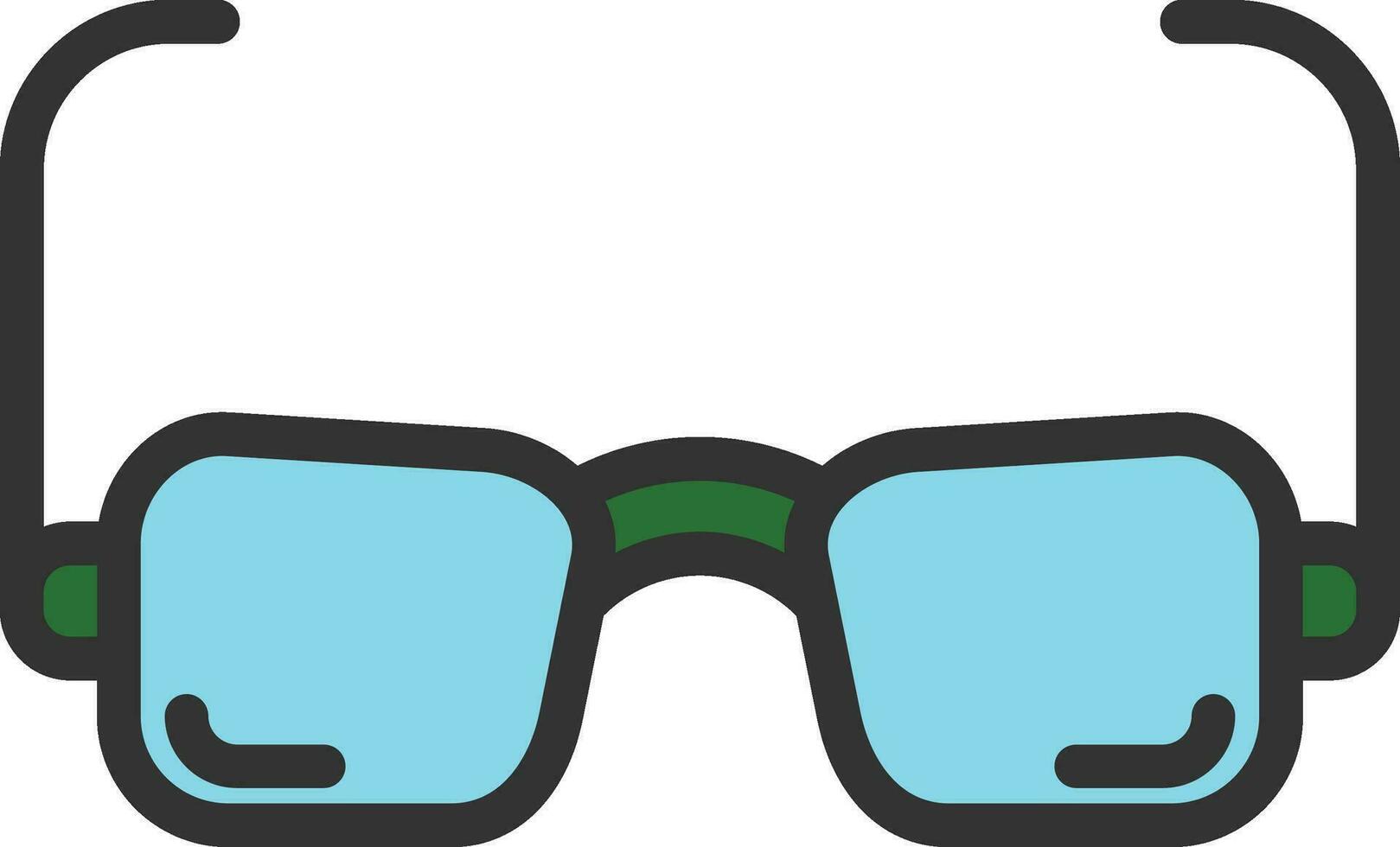 Sunglasses Icon Image. vector