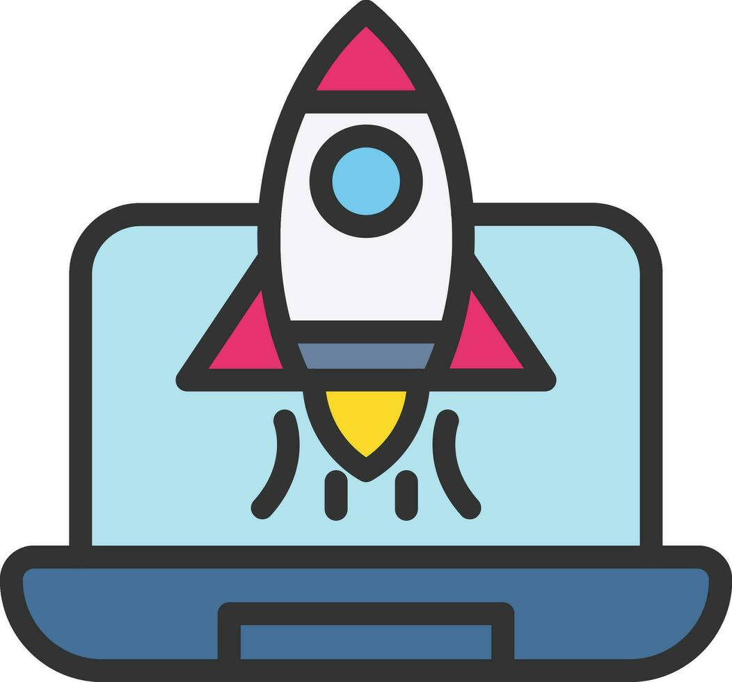 Startup Icon Image. vector