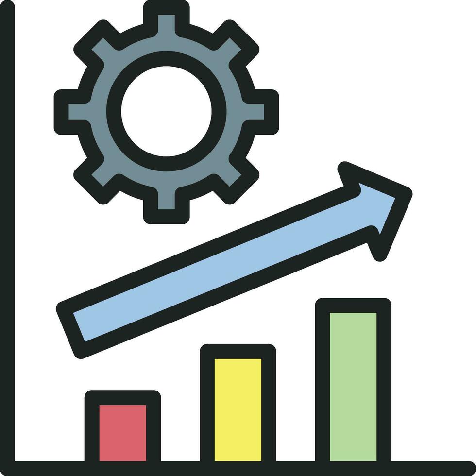 Production Line Icon Image. vector