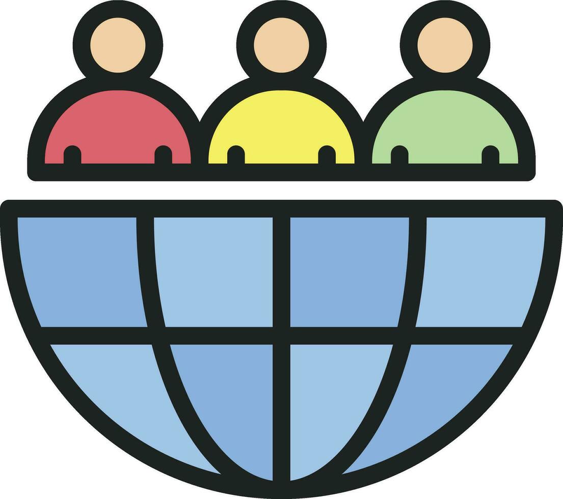 Outsource Icon Image. vector