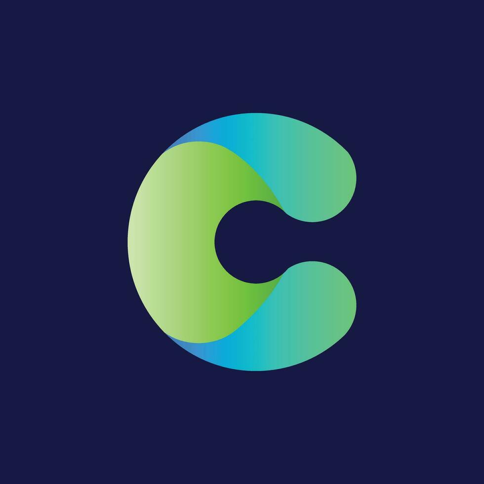 Free Vector Branding Identity Corporate C Logo Vector Design Gradient 