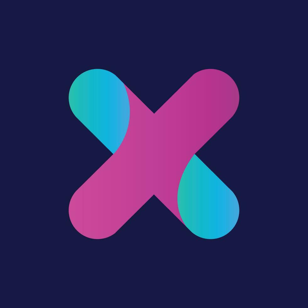 Free vector X logo icon minimal design 27534674 Vector Art at Vecteezy