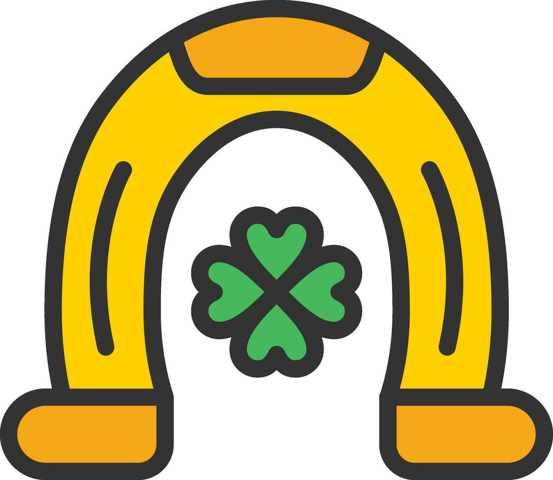 Horseshoe Icon Image. vector
