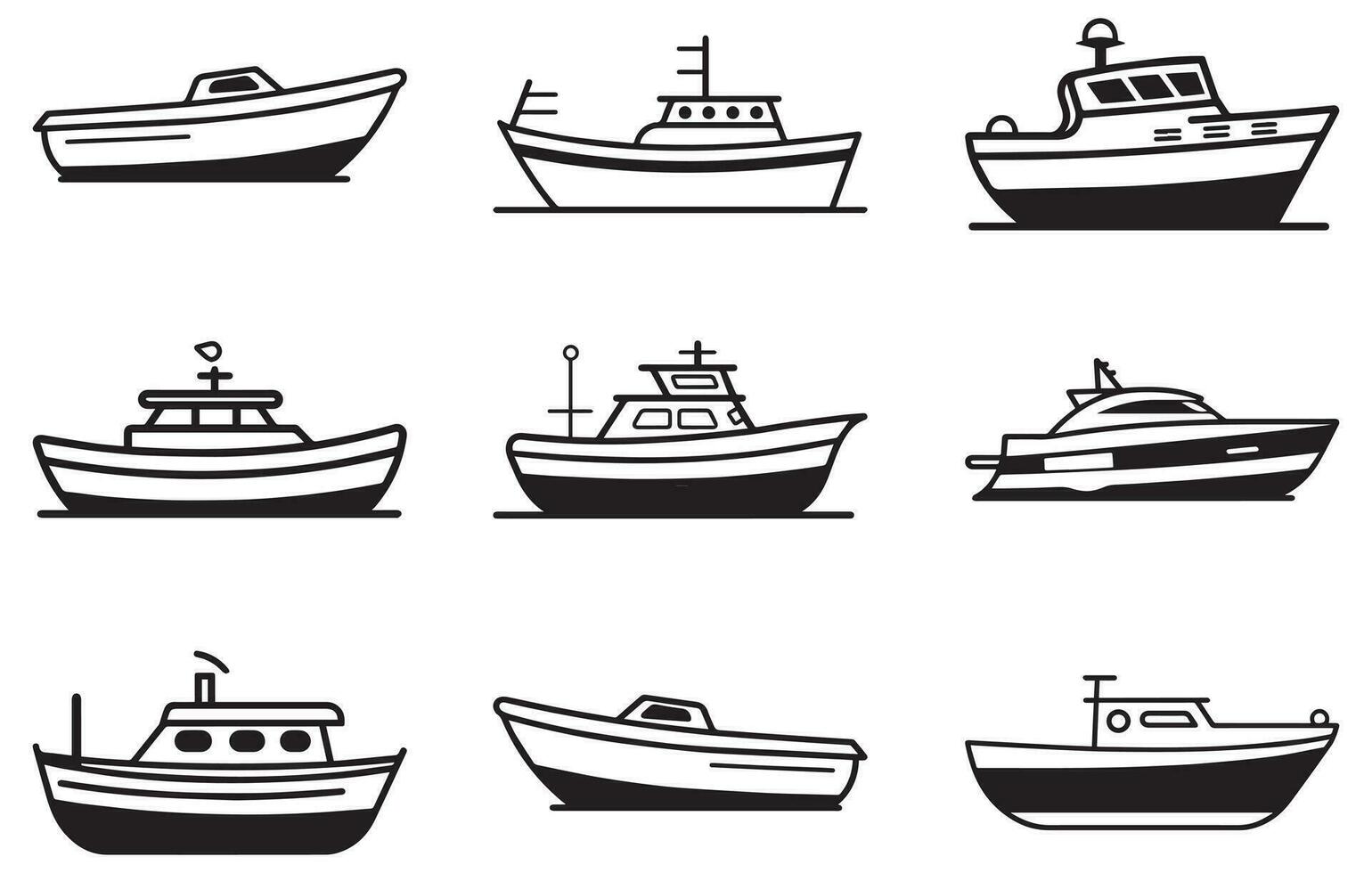 Boat icon vector ,Travel design icon concepts, Creative design