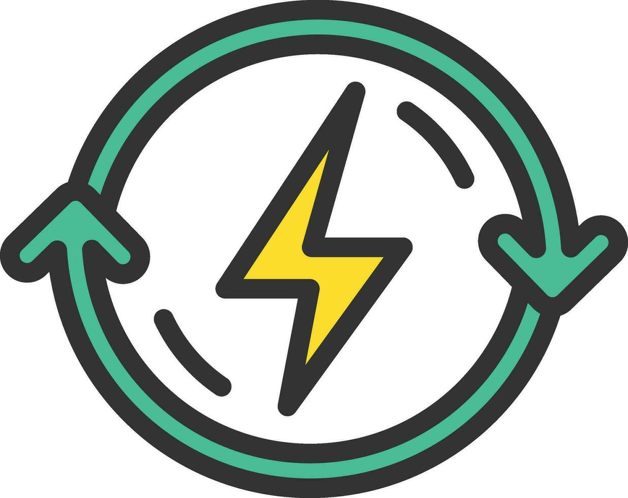 Energy Efficiency Icon Image. vector