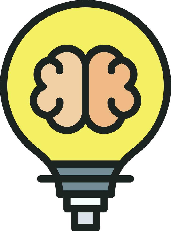 Brainstorm Icon Image. vector