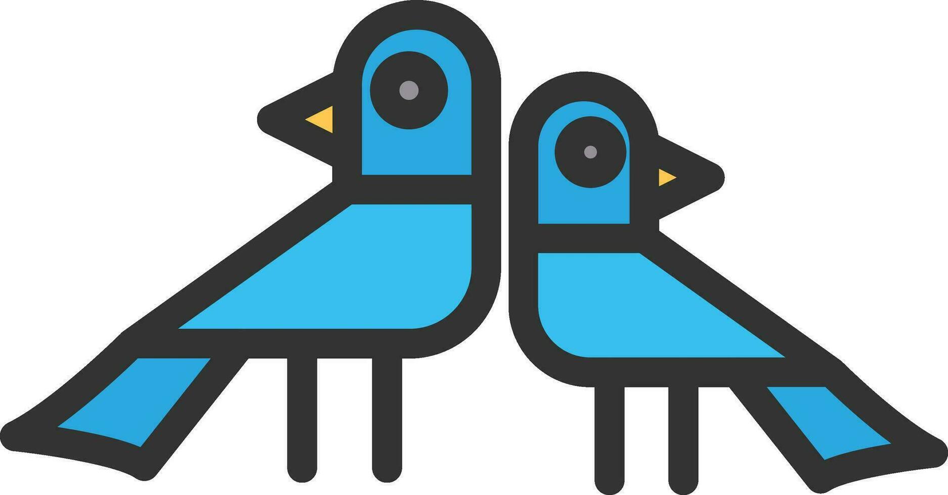 Birds Icon Image. vector