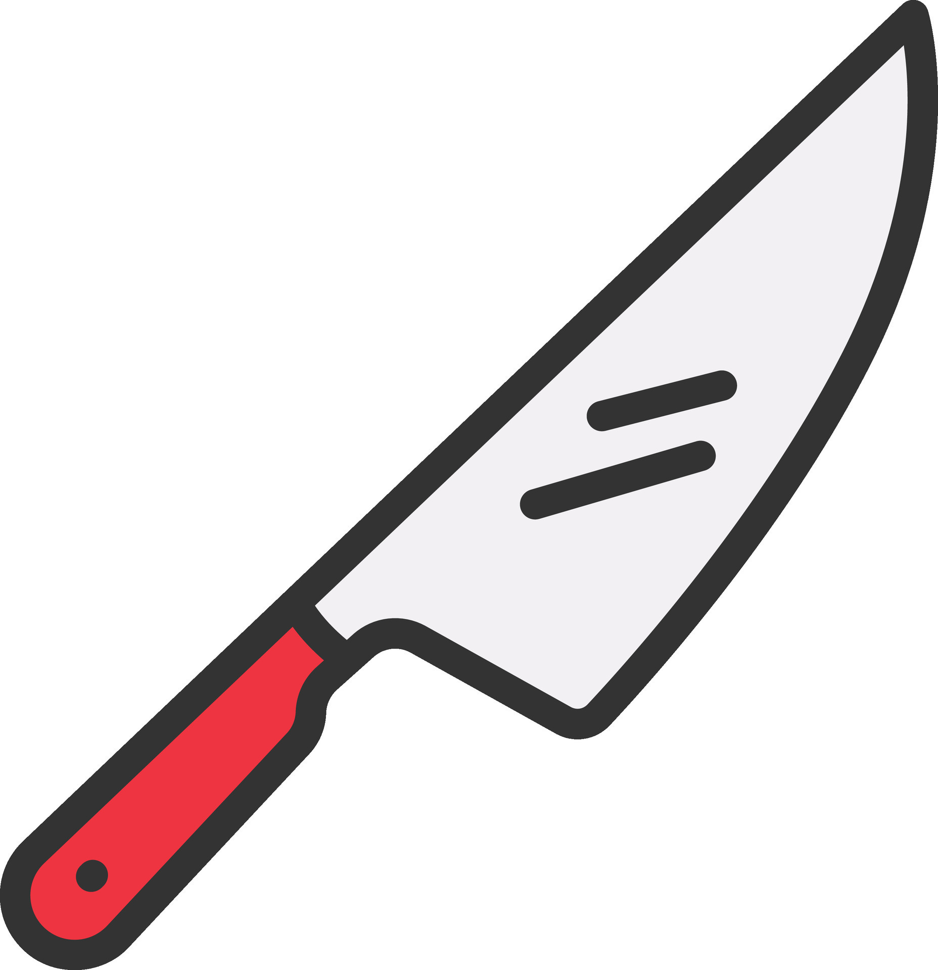 Chefs Knife Icon Image. 27535729 Vector Art at Vecteezy