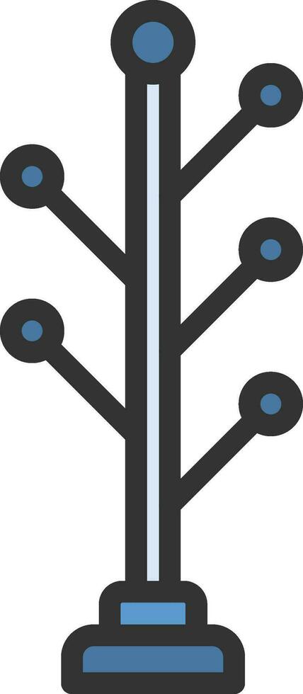Coat Hanger Icon Image. vector