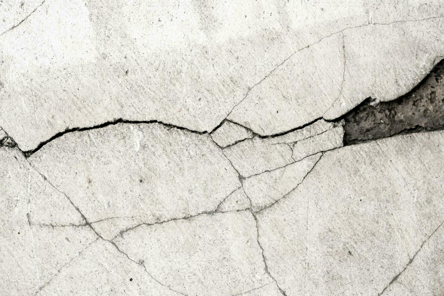 Grunge cracked concrete wall texture abstract background photo