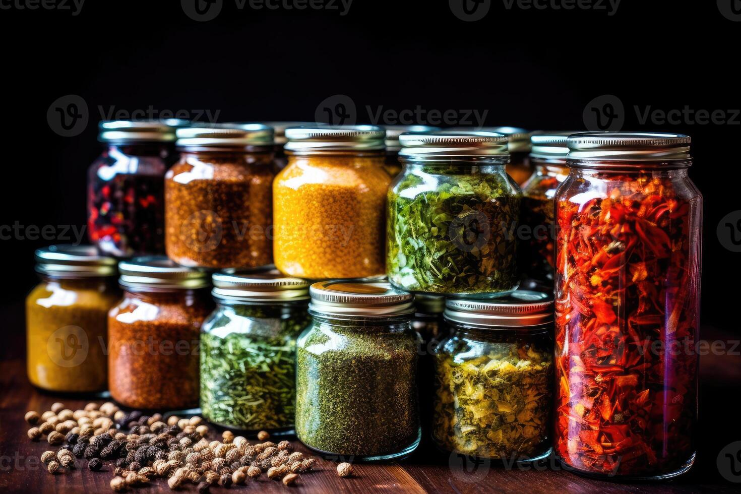 Spice Up Your Kitchen - A Mouthwatering Still Life of Vibrant Colors and Textures - photo
