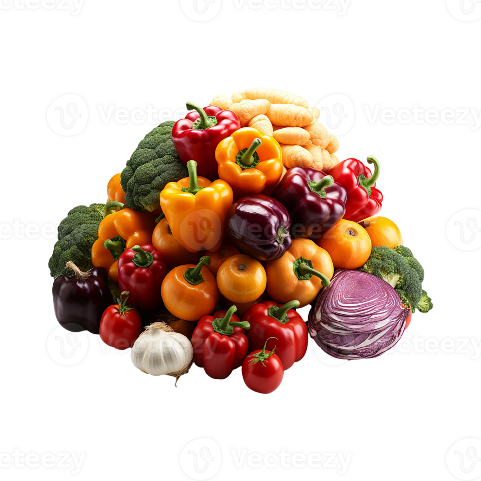 Vegetables Png With Transparent Background AI Generative