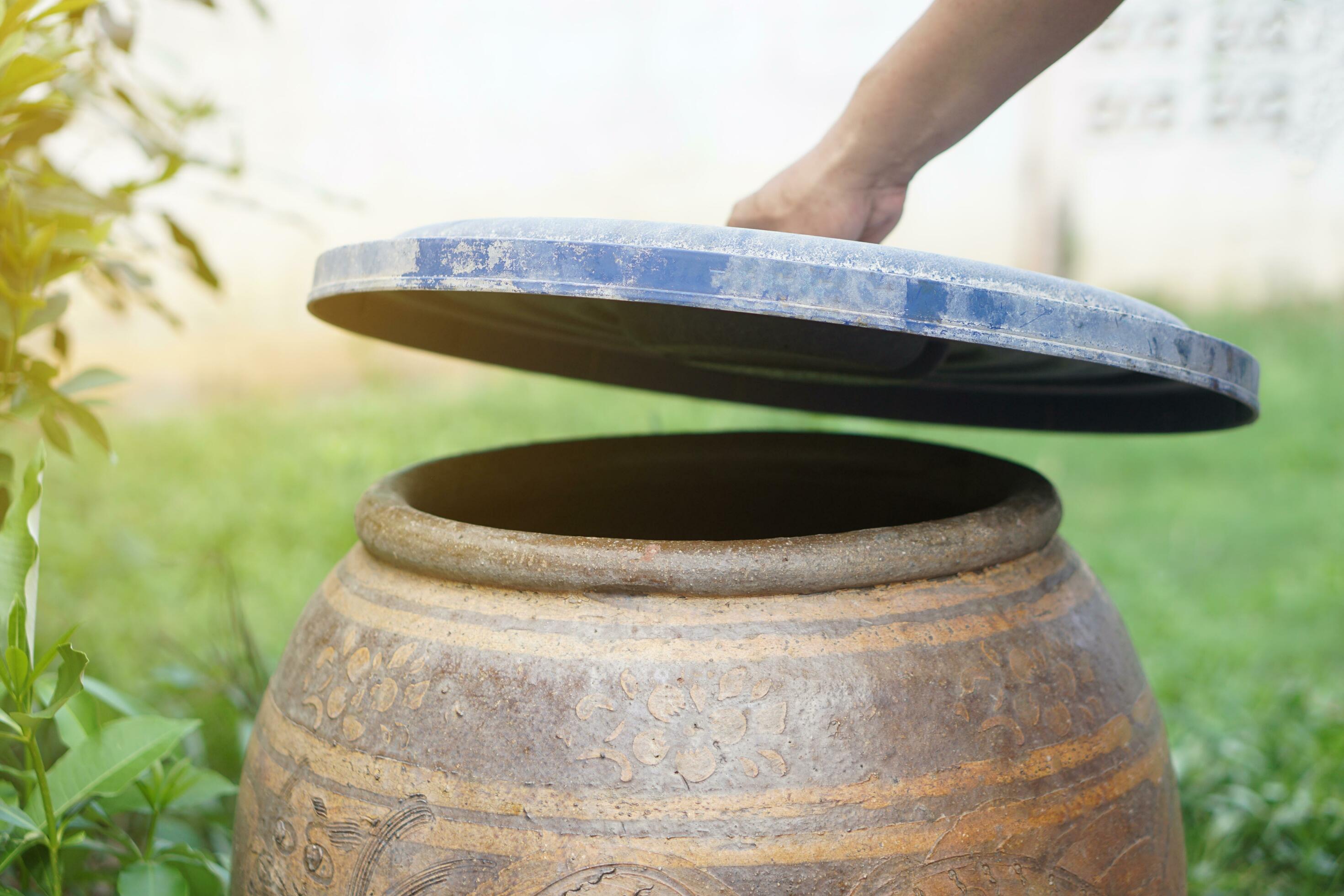 Handsome Asian man is cooking fried eggs, wears white shirt and apron