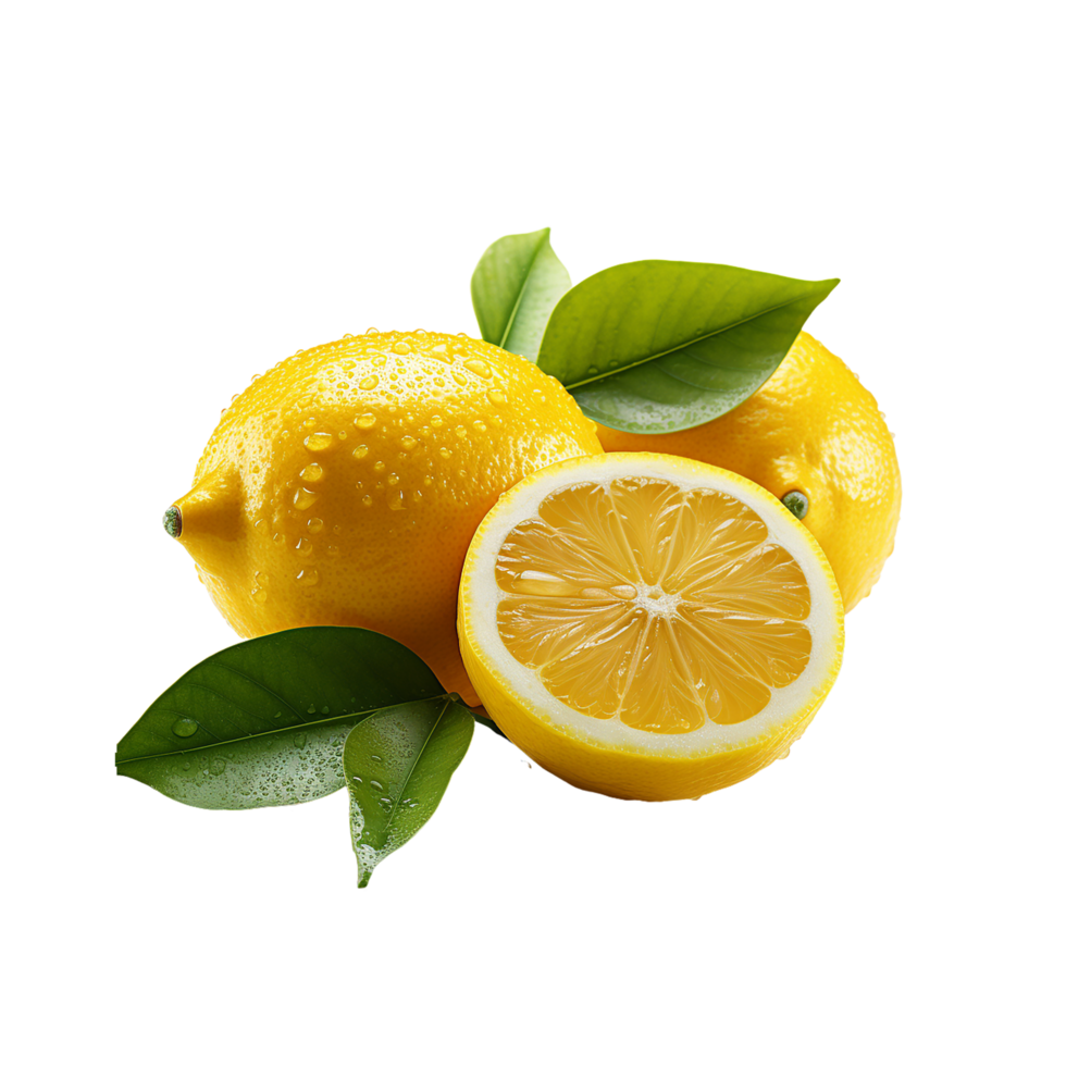 citron, citron png, citron transparent Contexte ai génératif png