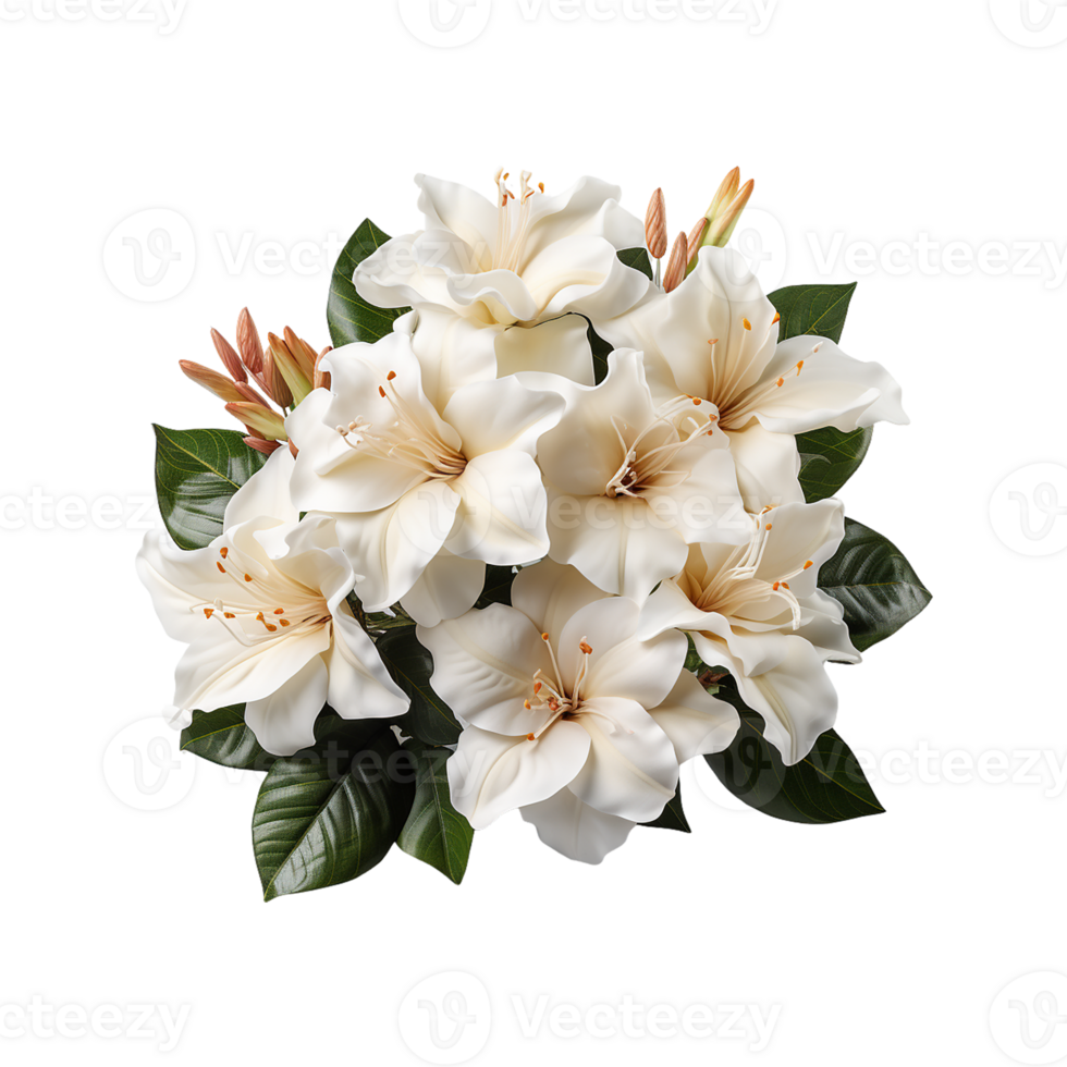 blanc fleur png ai génératif