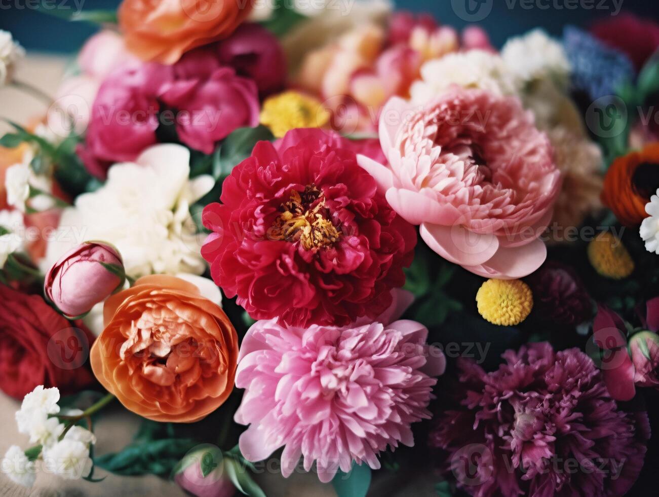 Nostalgic Floral Arrangement - A Medium Format Masterpiece - photo