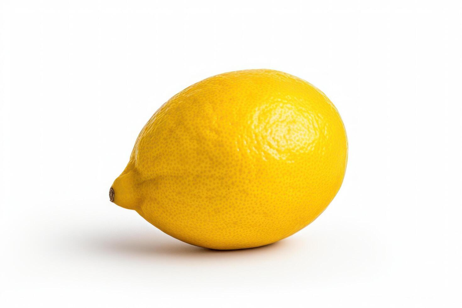 Lemon isolated on white background photo
