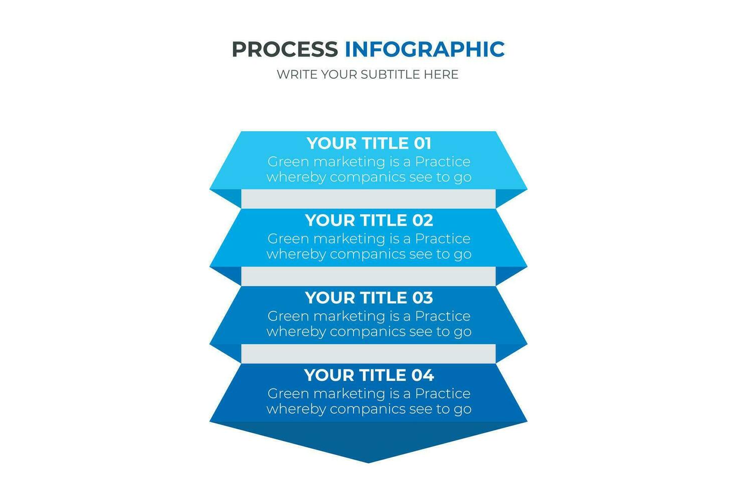 4 steps arrow graph slide template Business data. Chart, diagram, design. Creative concept for infographic, report. Can be used for topics like advertising, trade, business growth vector