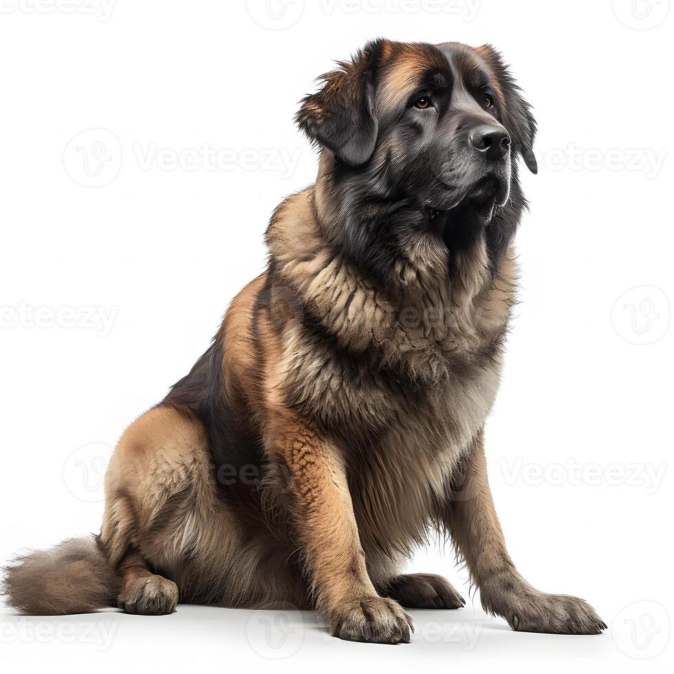 ai generativo estrela montaña perro raza perro aislado en un claro blanco antecedentes foto