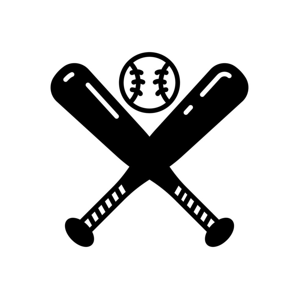 Baseball icon in vector. Illustration vector