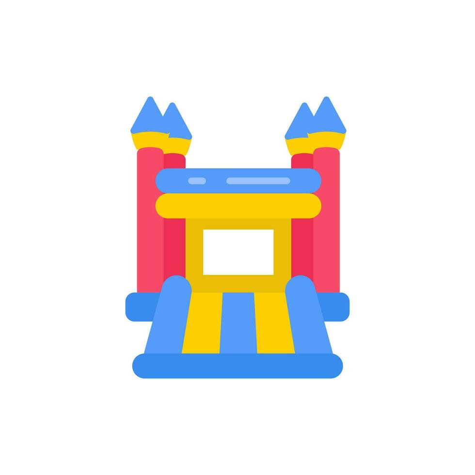 Bouncy Castle icon in vector. Illustration vector